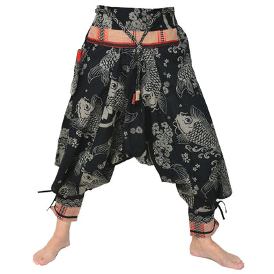 Baggy Pants With Tight Ankles - M / Gray  Harem pants men fashion, Harem  pants men, Black pants men