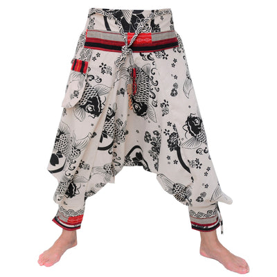 Samurai Style Harem Pants Ninja Pants Men Women Black Grey – Siamrose