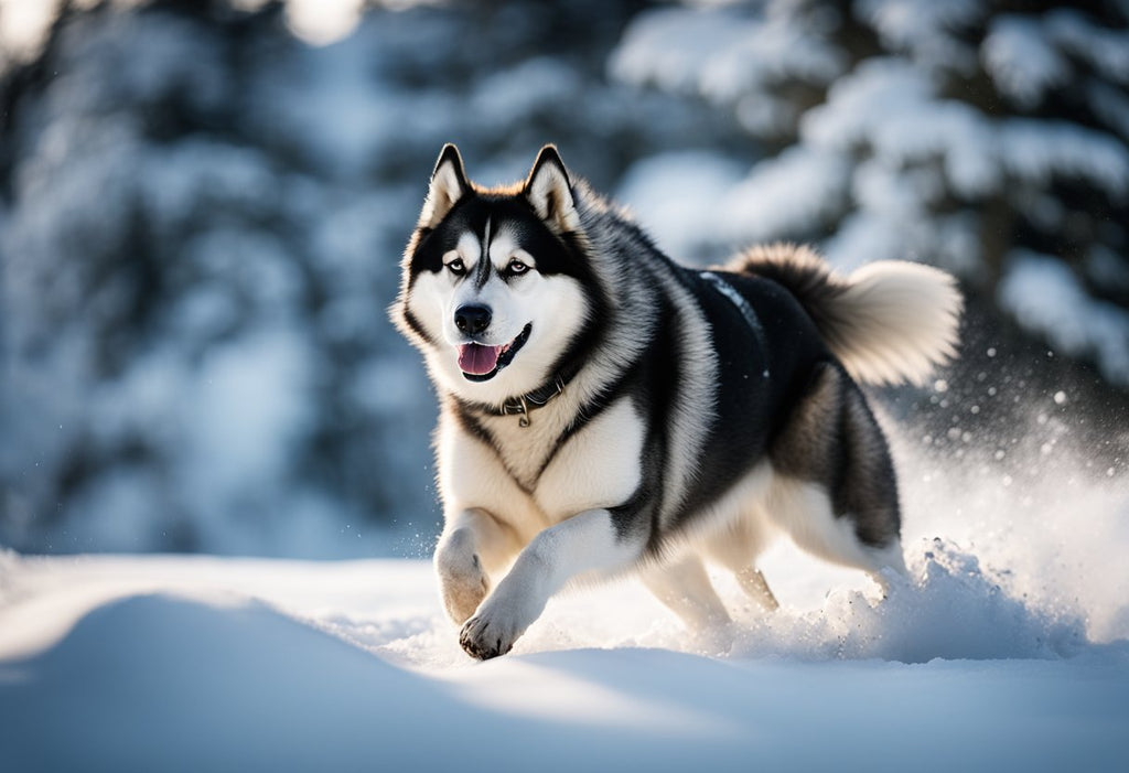 Alaskan Malamute fysik