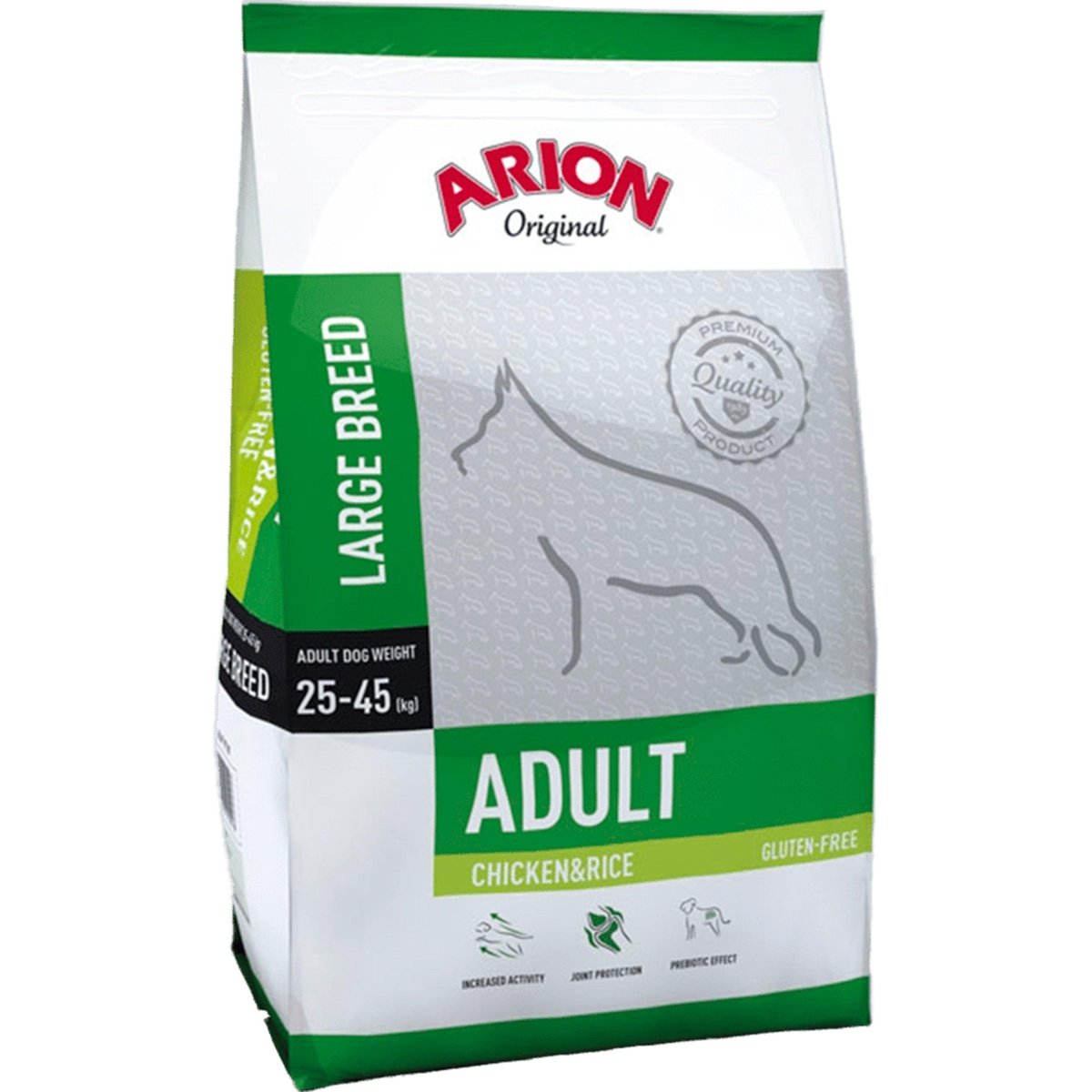 Billede af Arion Original Adult Large Breed Chicken & Rice - 12 kg