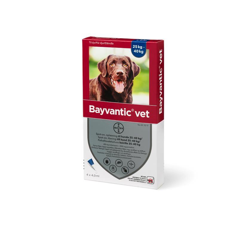 Billede af Bayvantic Vet. hund 25-40 kg - 4x4,0ml