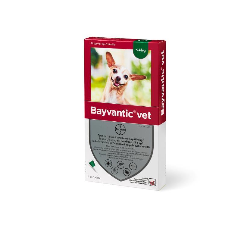 Billede af Bayvantic Vet. hund under 4 kg - 4x0,4ml