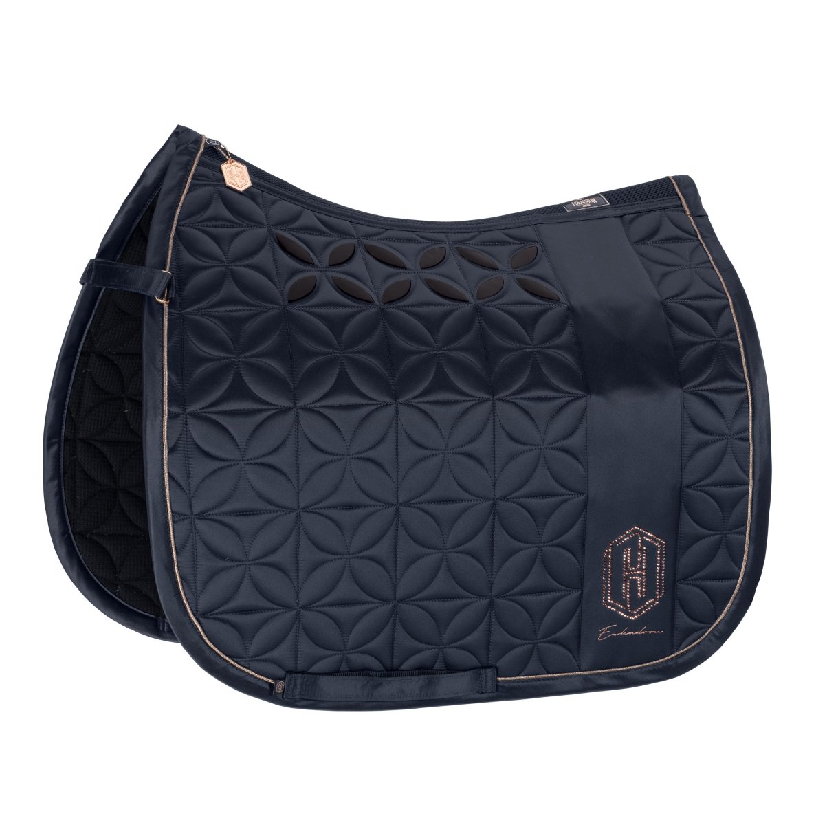 Se Eskadron Heritage 23 Mattgloss Big Square Dressurunderlag - Navy hos animondo