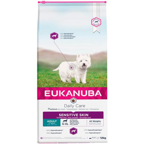 Billede af Eukanuba DailyCare Sensitive Skin 12 kg hos animondo