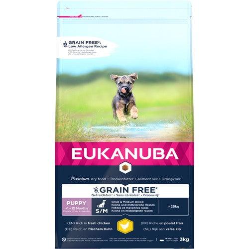 Billede af Eukanuba Puppy & Junior Large Breed Kylling Kornfri 12 kg