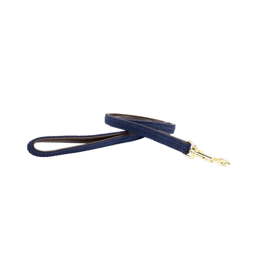 Billede af Kentucky Plaited Nylon Dog Lead - Navy