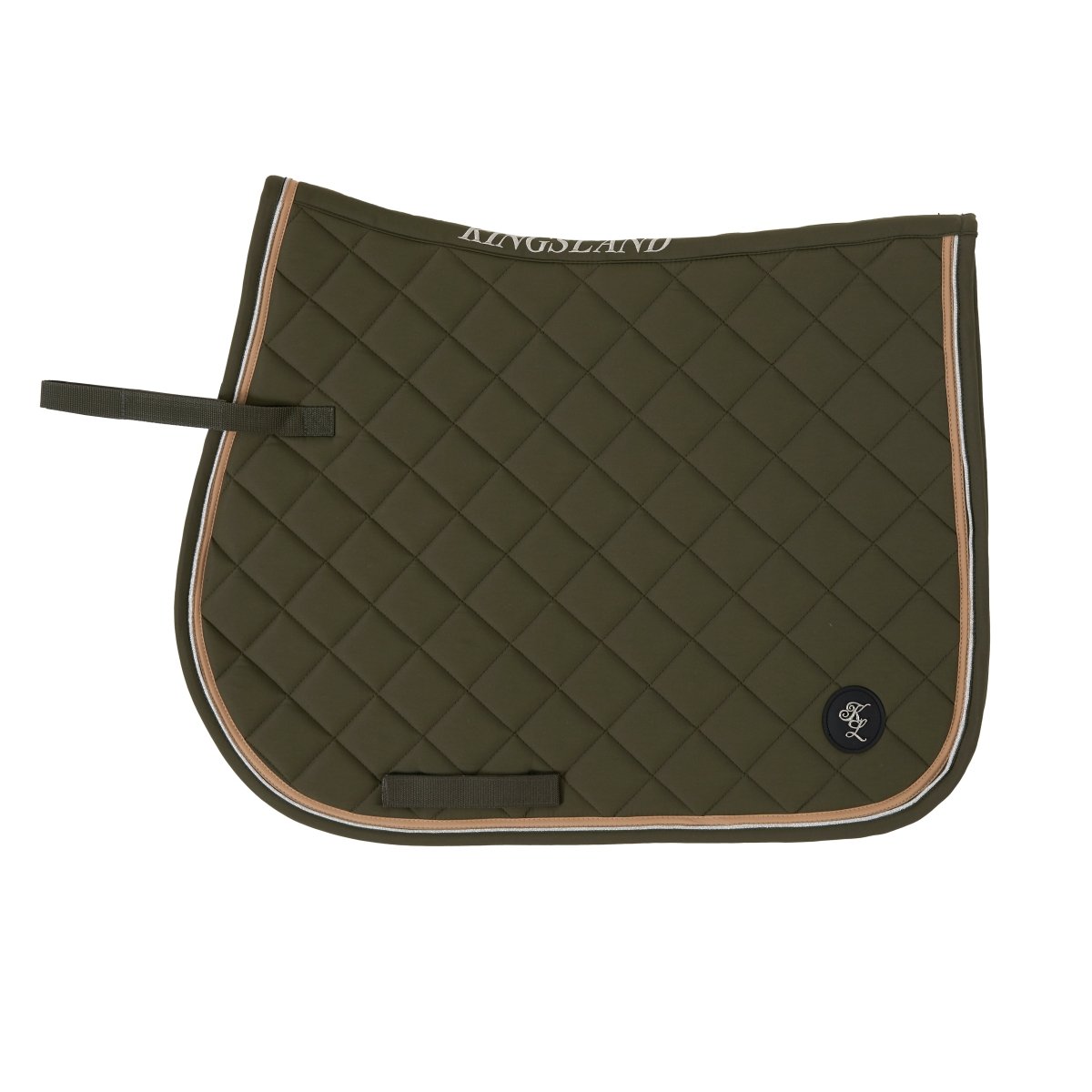 Se Kingsland Ella Saddle Pad Jumping - Green Beluga hos animondo