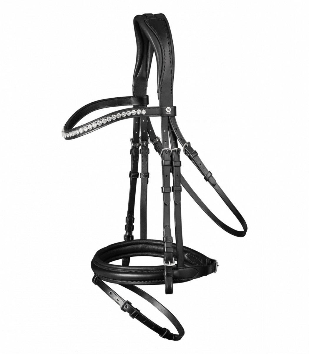 Se S-Line bridle Classy, engl.combined - Sort hos animondo