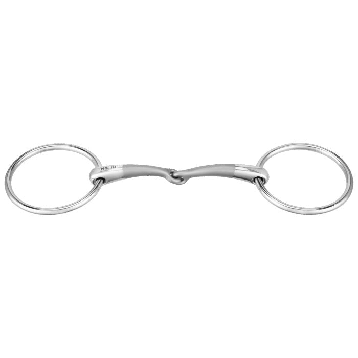 Billede af SATINOX loose ring snaffle 14 mm single jointed - Stainless steel