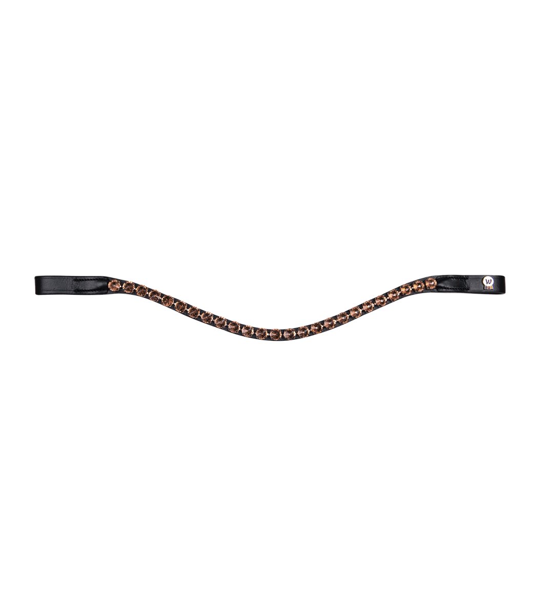 Billede af Waldhausen Browband X-Line Boost - Sort/Rosegold - Cob