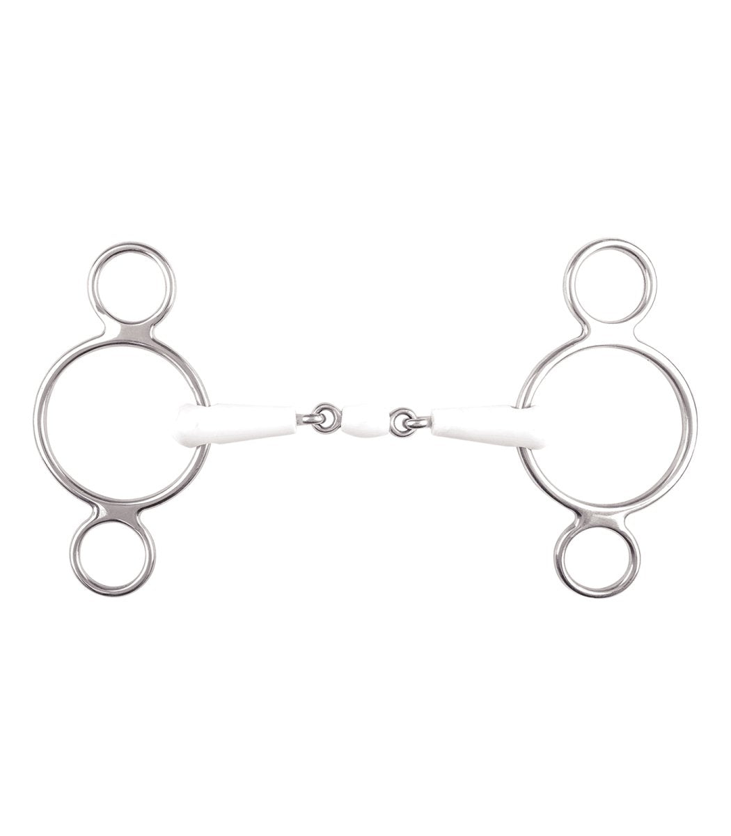 Se Waldhausen EQUIMOUTH THREE-RING BIT, DOUBLE JOINTED hos animondo