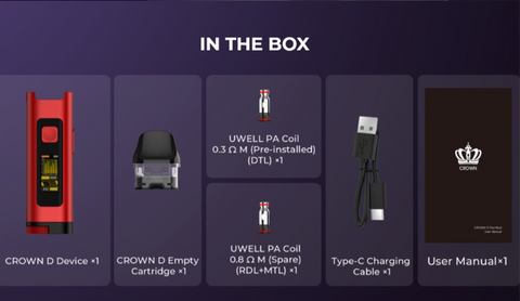 UWELL CROWN D POD KIT 