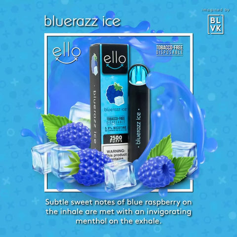 ELLO BLUE RAZZ ICE DISPOSABLE VAPE