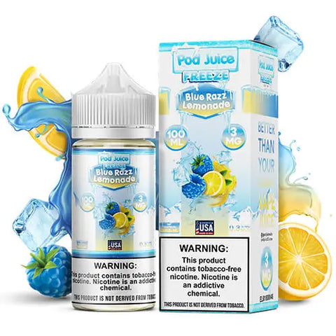 POD JUICE BLUE RAZZ LEMONADE FREEZE 100ML