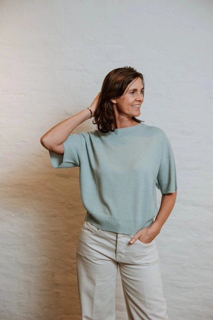 No Man's Land | Trui Korte Mouw Wol/Cashmere Blend-Le Marais