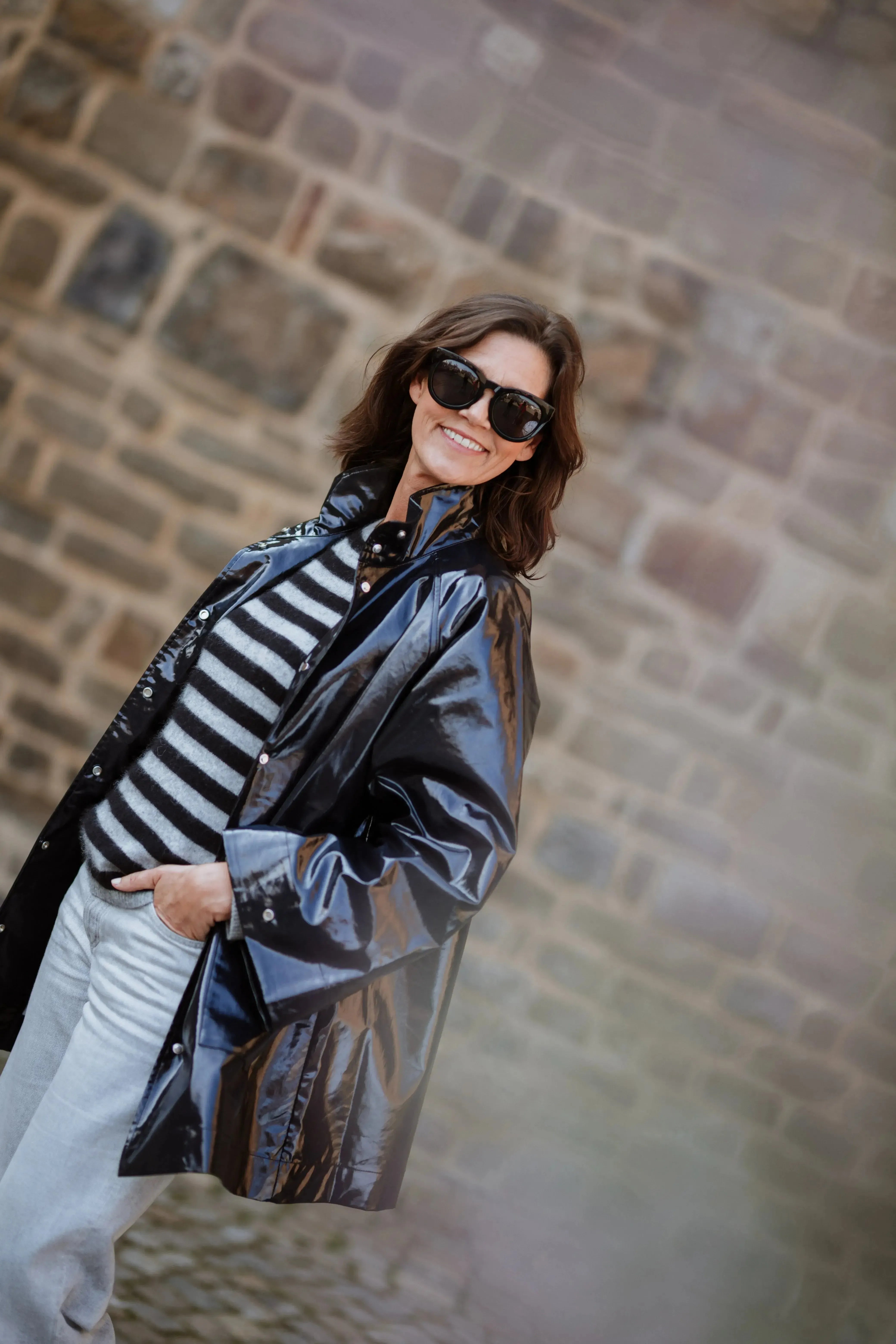 Relaxte lak jas Haily-Le Marais