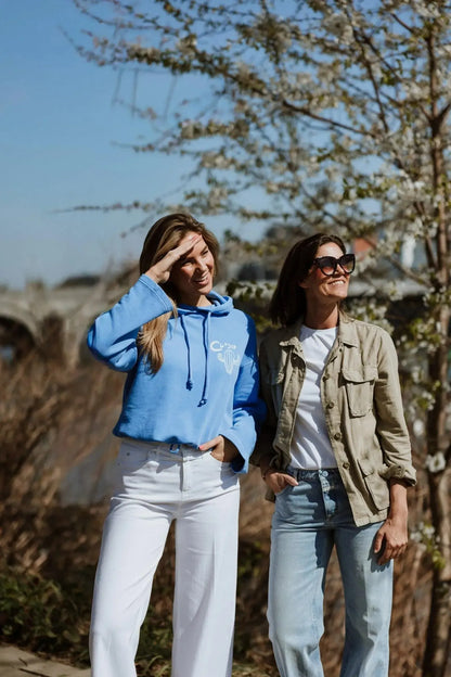 Cropped Hoodie Met Koord-Le Marais