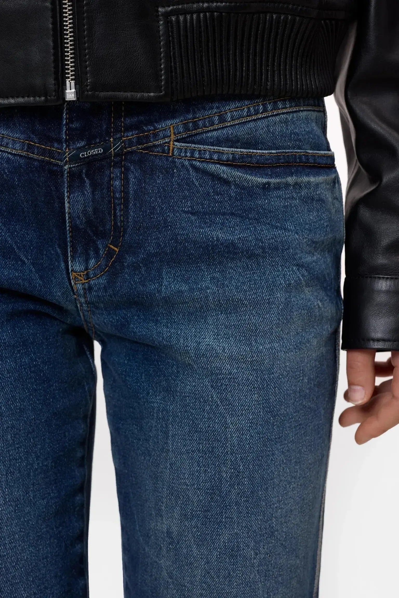Jeans Pedal pusher Dark Blue-Le Marais