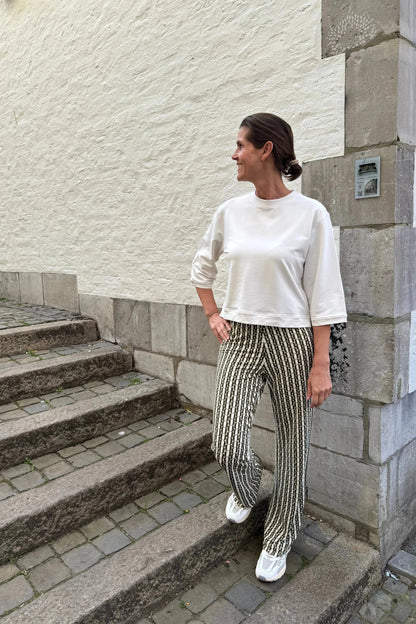 Broek Met Schakel Print-Le Marais