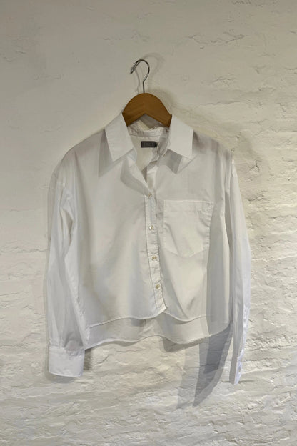 No Man's Land | Cropped Blouse Wit-Le Marais