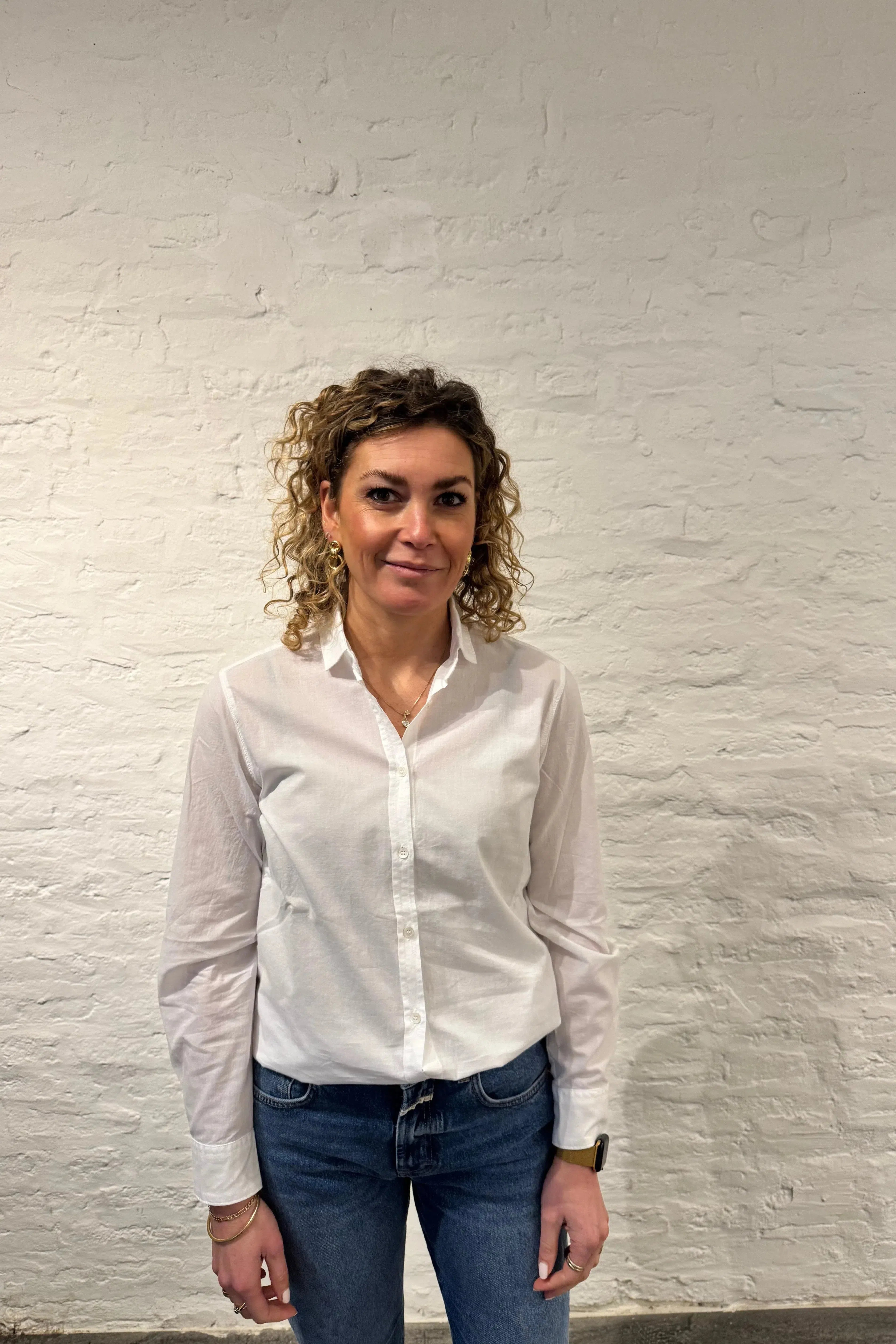 Hartford | Blouse Lange Mouw Wit-Le Marais