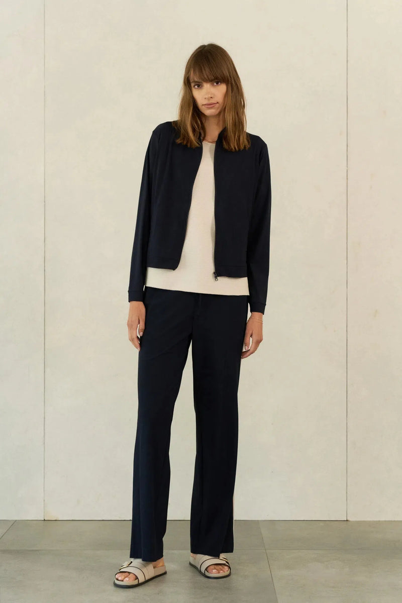No Man's Land | Broek Met Rechte Pijp Travel Stof-Le Marais