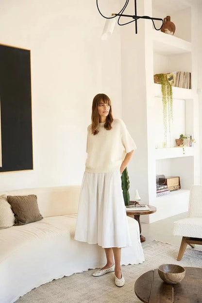 No Man's Land | Trui Korte Mouw Kid Mohair-Le Marais