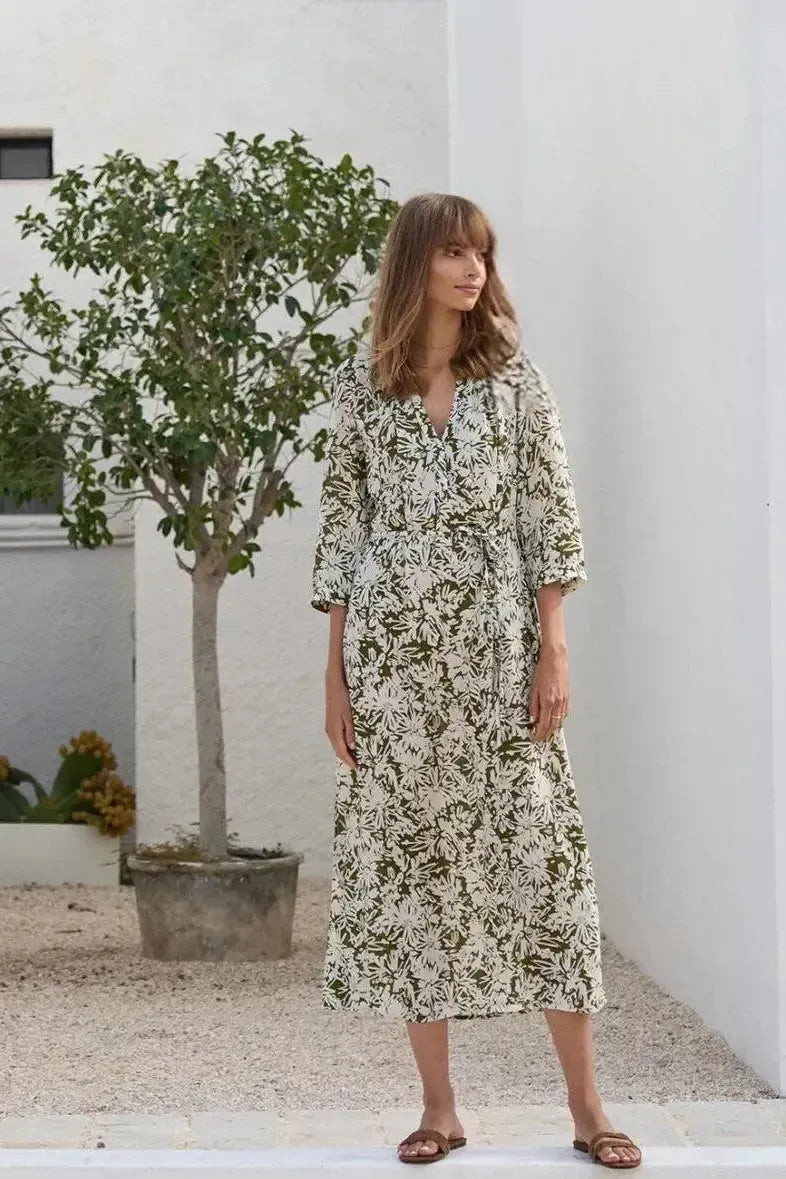 Lange Jurk Met Bloemen-Le Marais