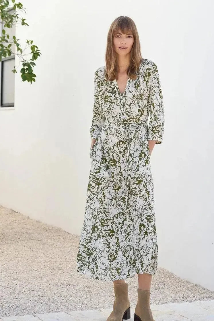 Lange Jurk Met Bloemen-Le Marais