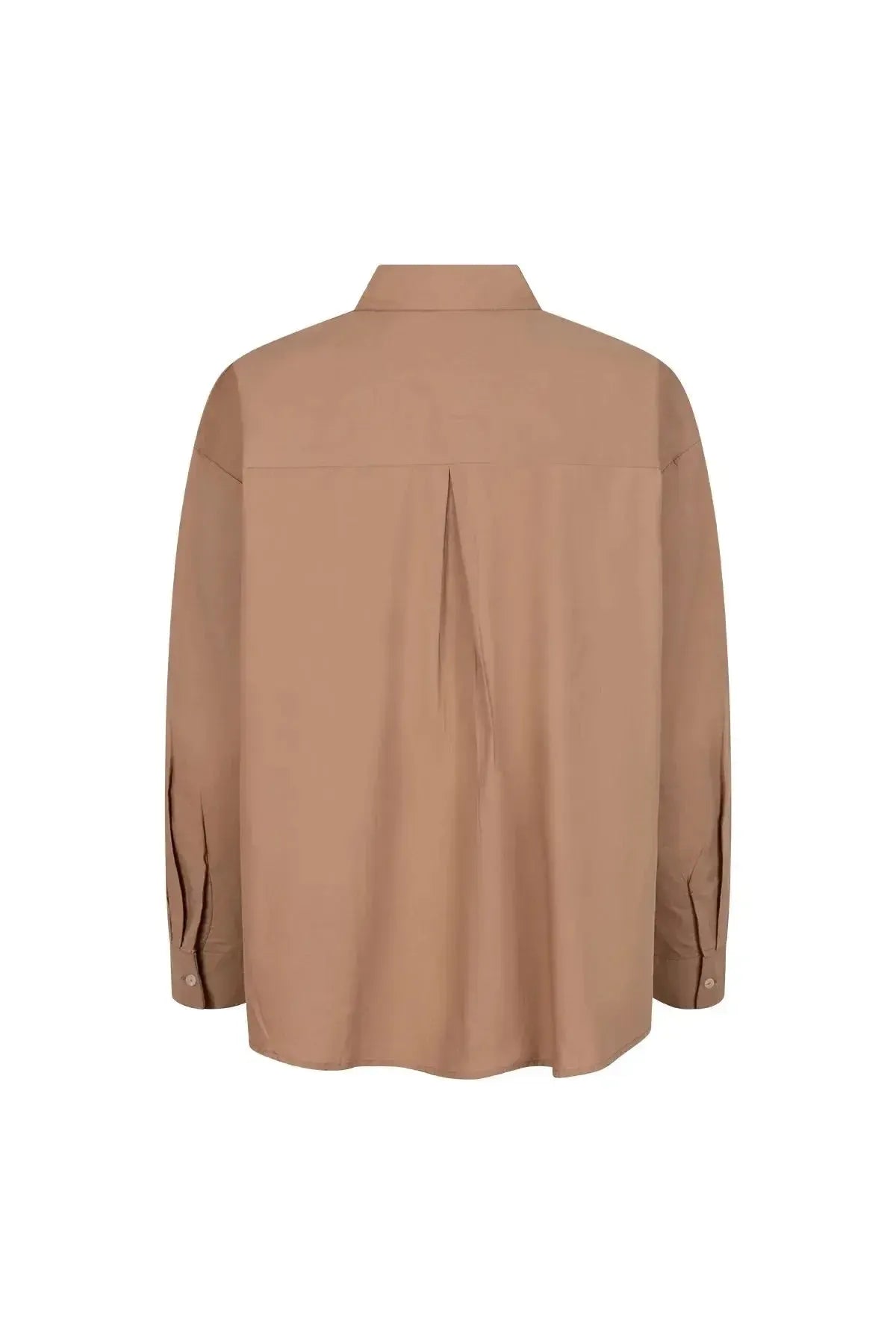 Poplin Blouse Ibine Coffee-Le Marais