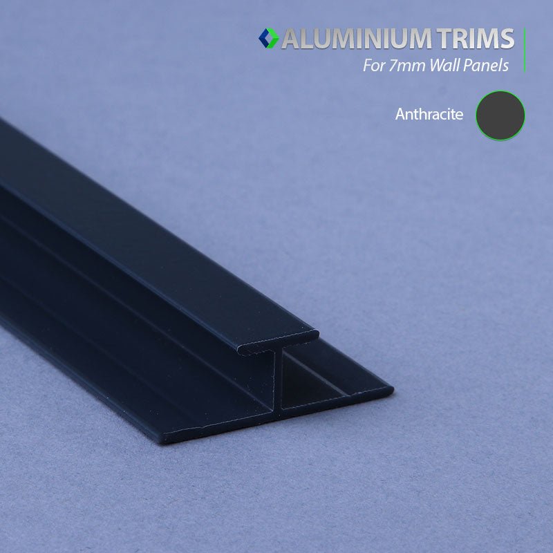 Aluminium H Join Trim - 7mm – Cladding Direct