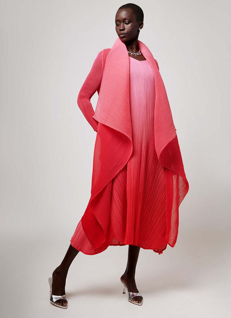 Collare Chiffon Coat