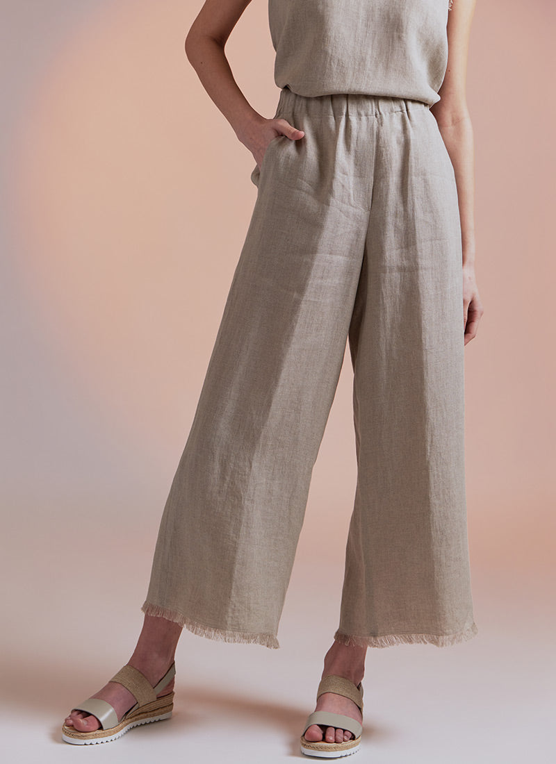 Ryan Pant with Fringe Hem