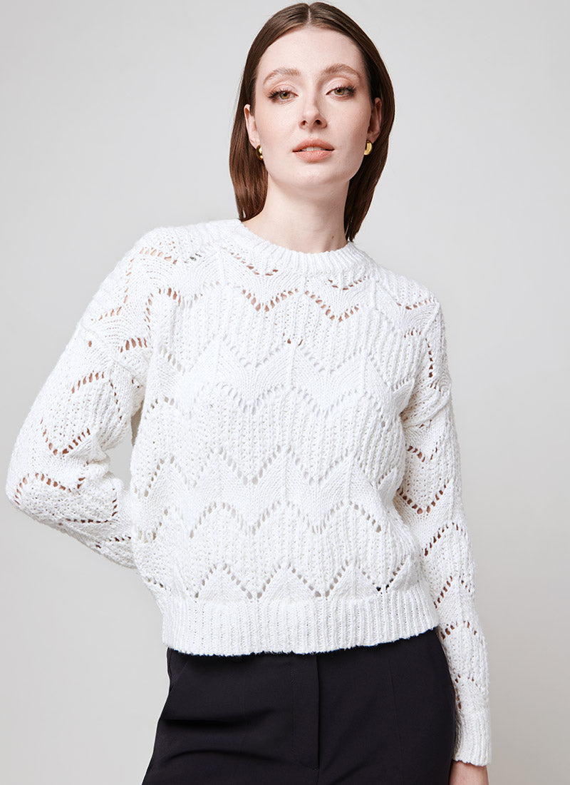 Mix Stitch Cashmere Sweater