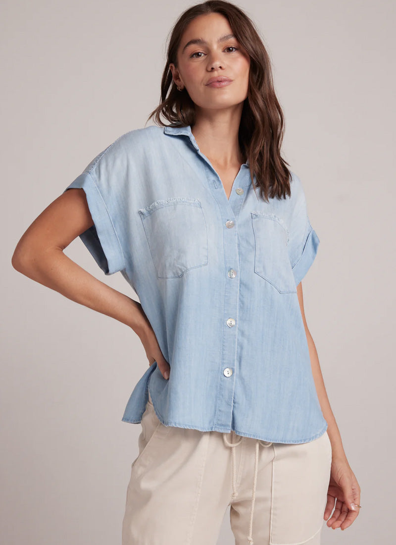 Tencel Two Pocket Short-Sleeve Shirt