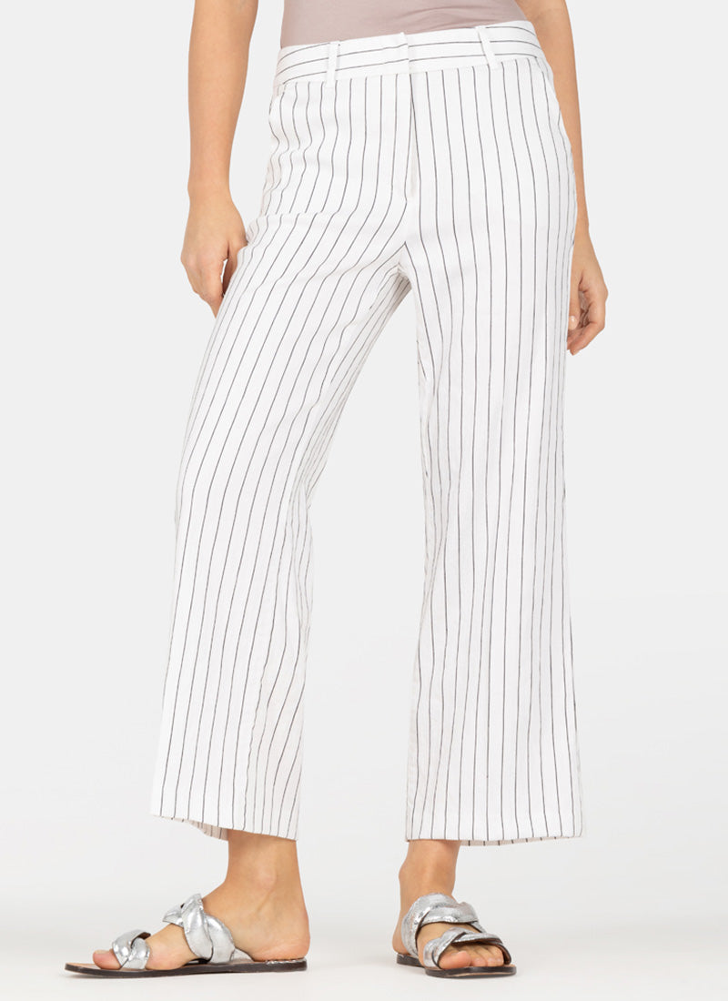 California Pinstripe Crop Trouser