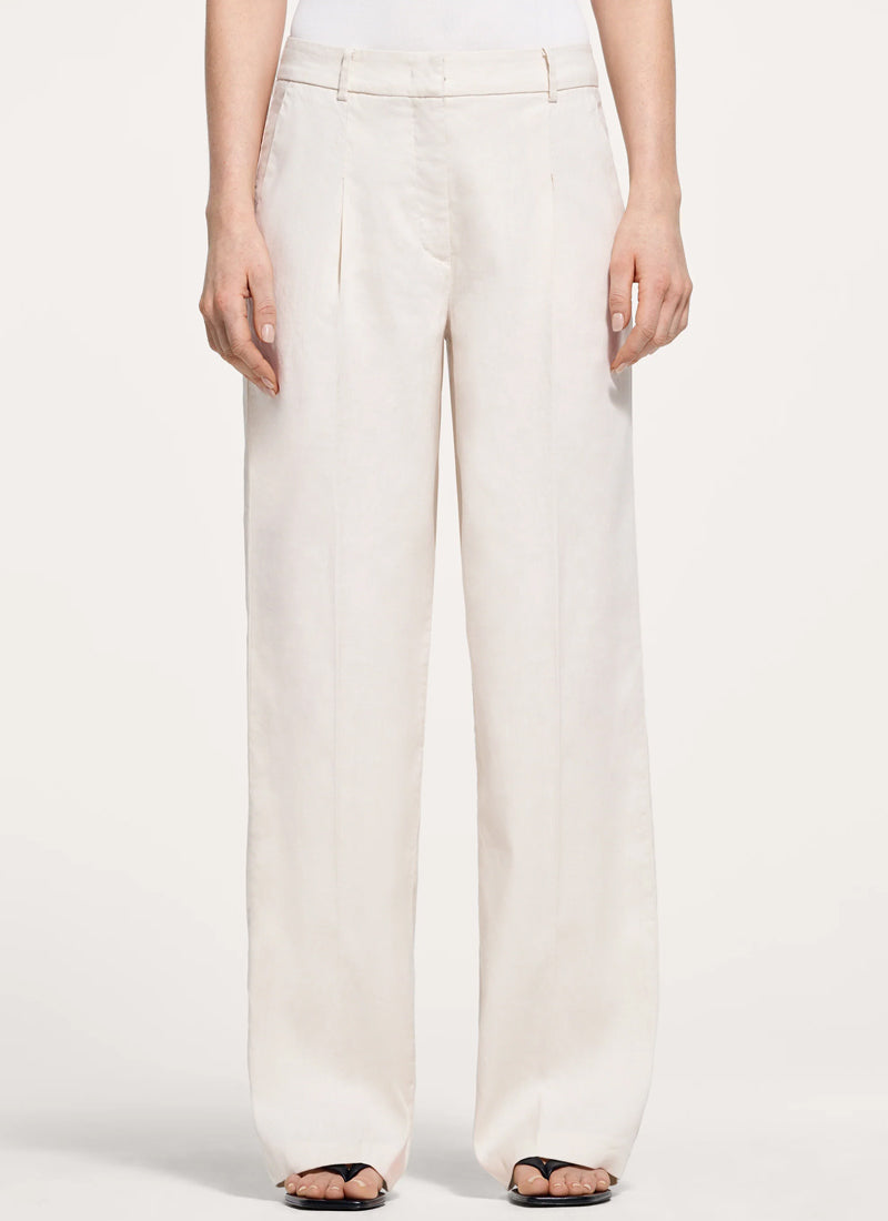 Mira Stretch-Linen Pant