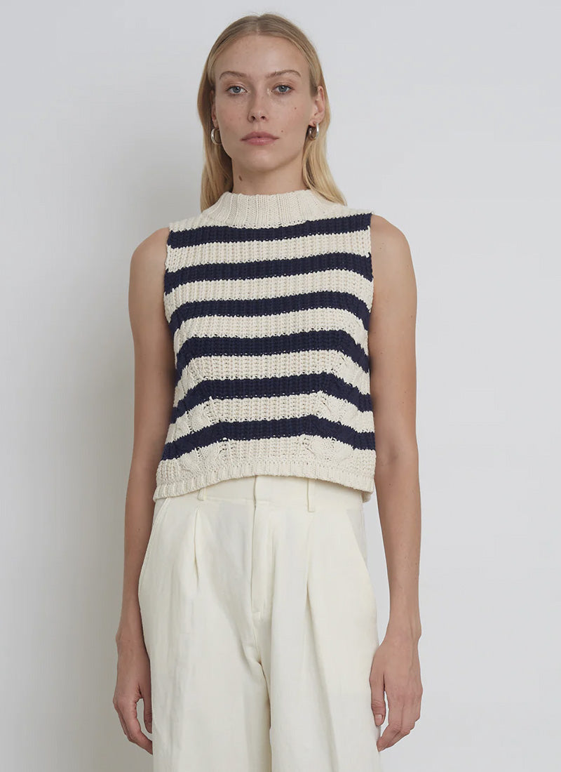 Lily Stripe Sweater Tank