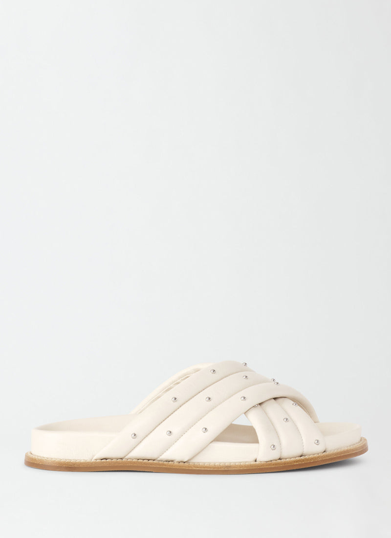 Padded Nappa Quilted Sandal