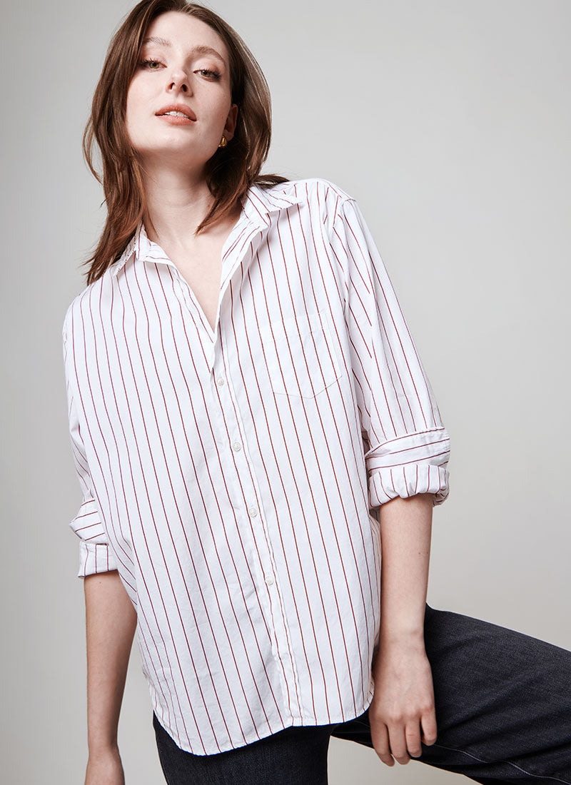 Eileen Thin Striped Shirt