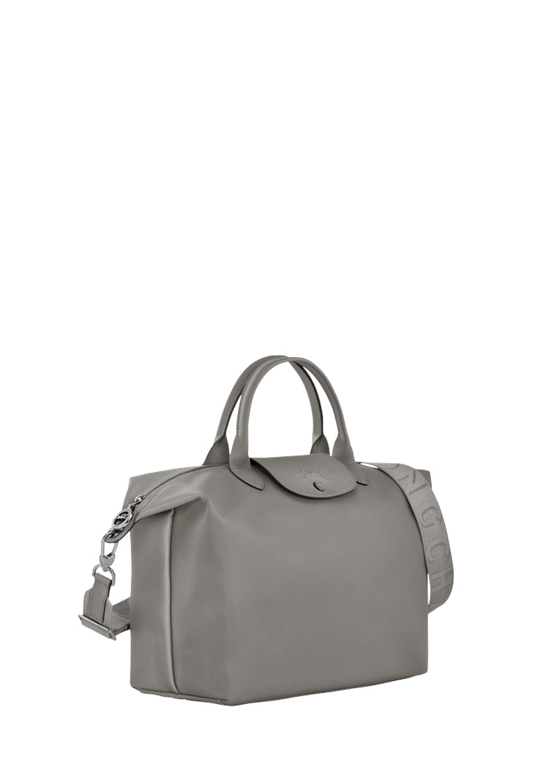 Longchamp Le Pliage Xtra hobo bag M - light grey. Extra large