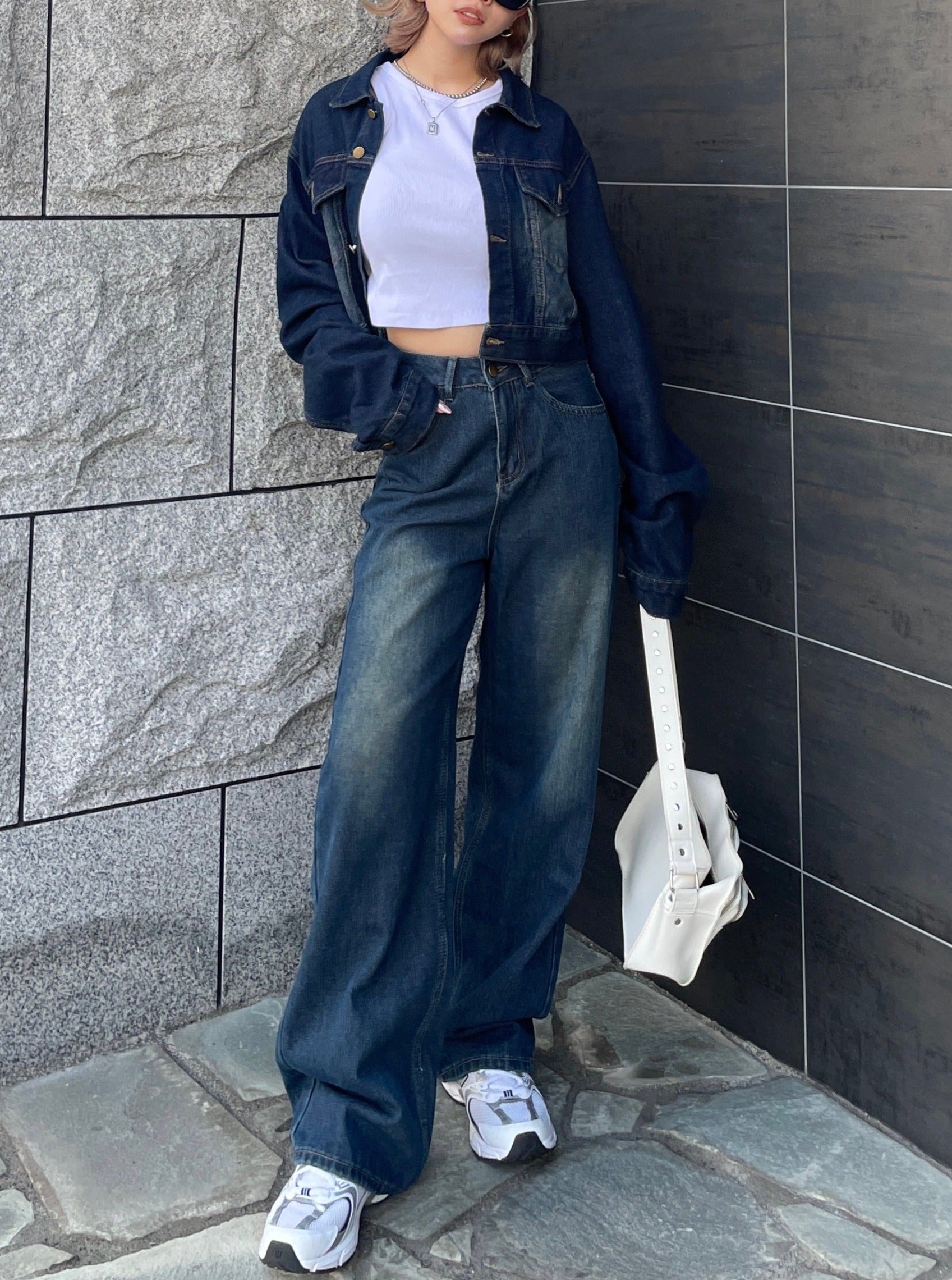 ANNAKIKI Denim suit セットアップ-