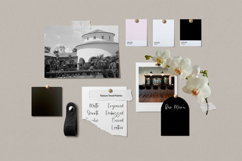 The 84th Hour | Black and White Mood Board