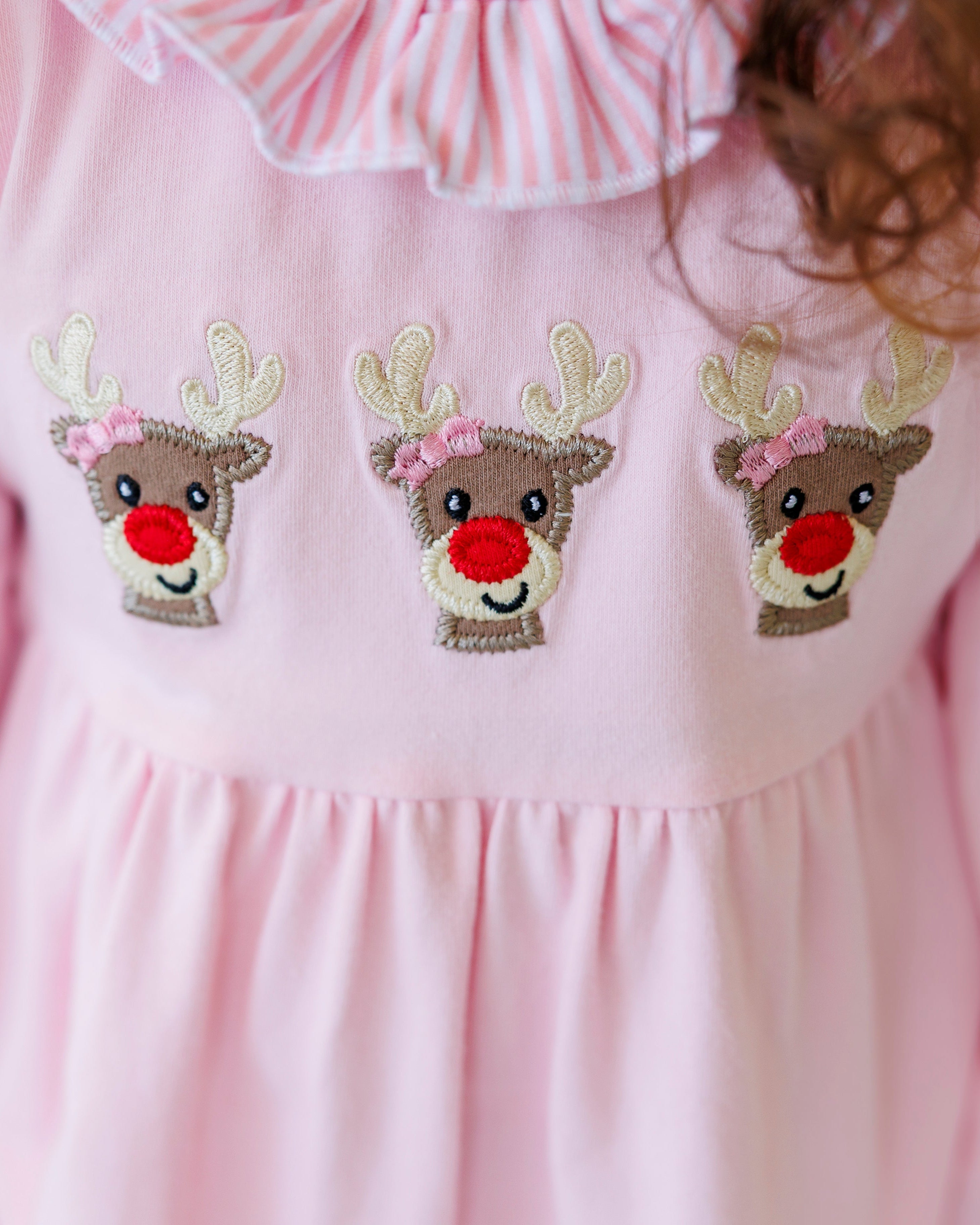 Run Run Rudolph Ruffle Pant Set