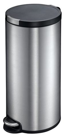 Eko - 5 Liter Stainless Steel Round Serene Series Step Bin