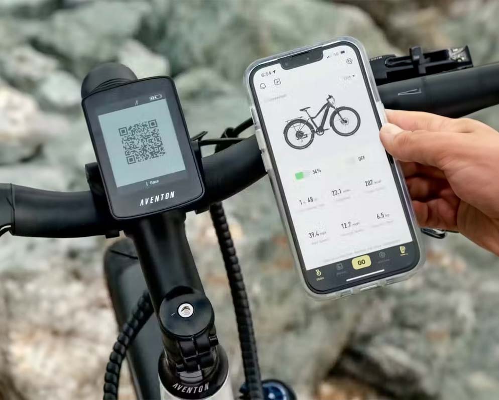 Stay connected and enhance your ebike experience with Aventon app