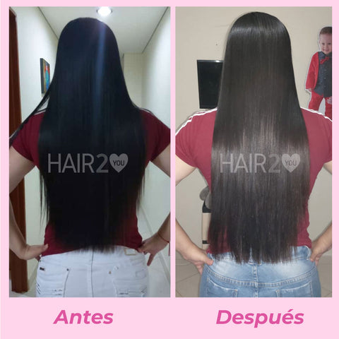 Detiene la caída del cabello y acelera el crecimiento