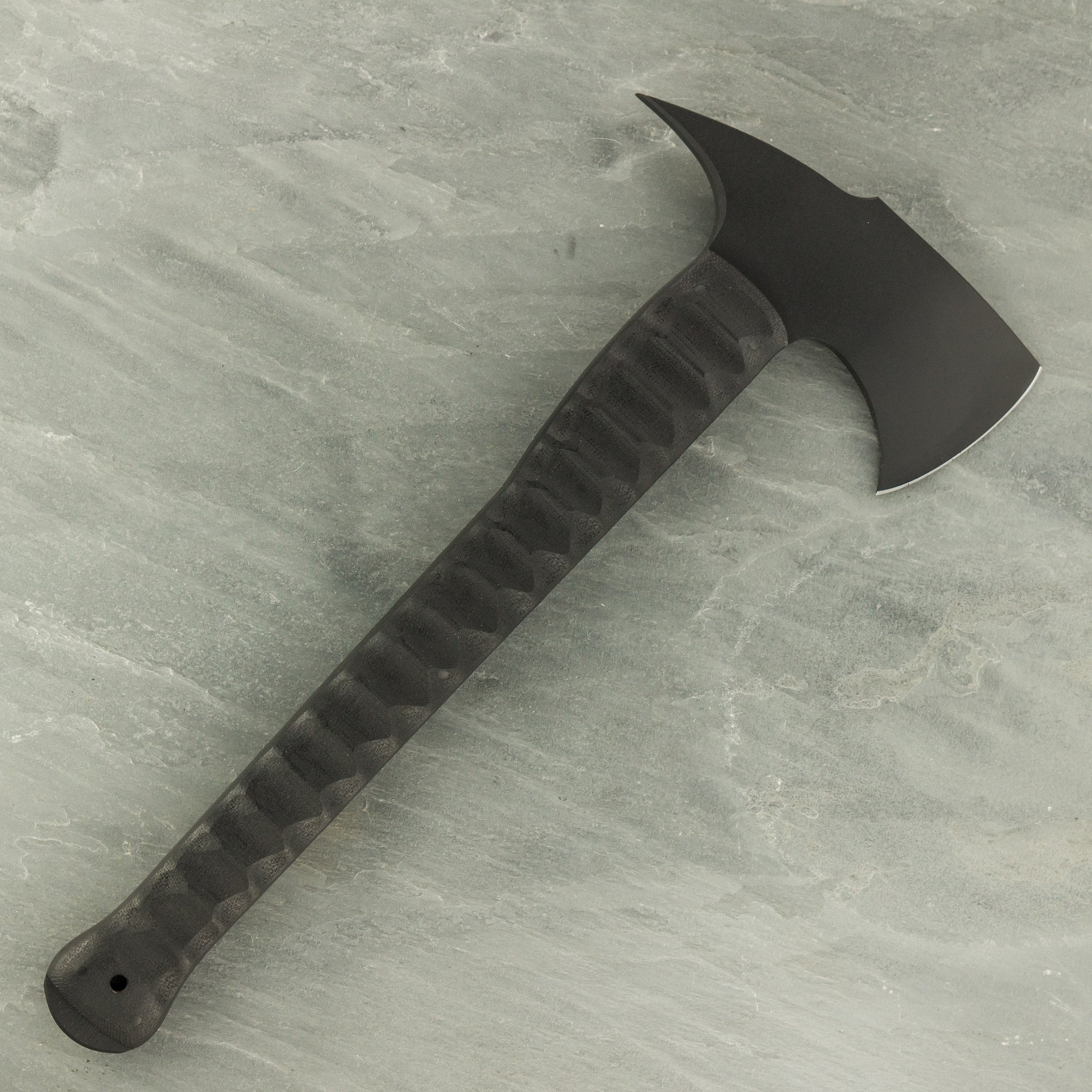 Winkler II Combat Axe  w Sculpted Black Micarta handle and 