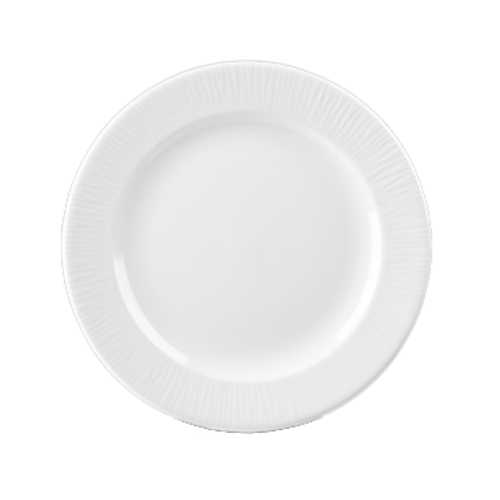Churchill Bamboo 10.25" Plate, White 12 /Case - WHBALP101
