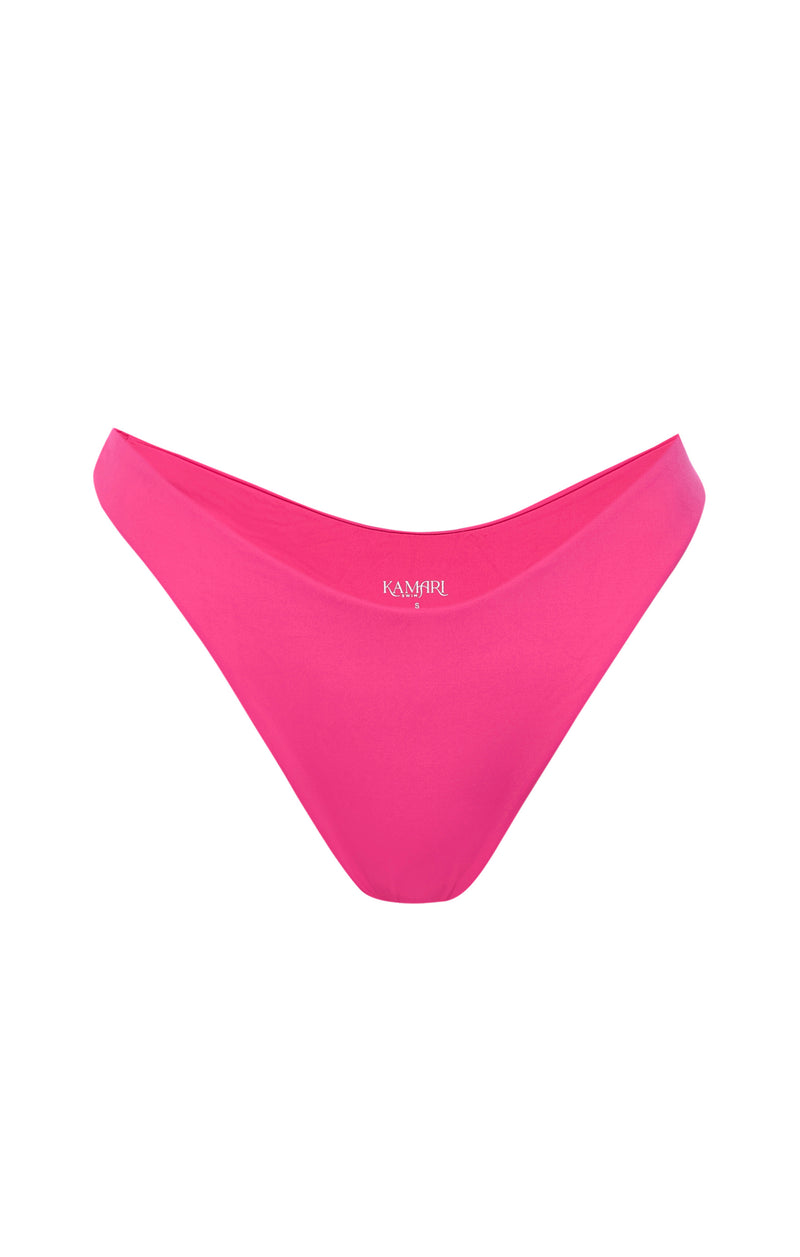 Roze High Cut Thong Bikini Bottoms – Kamari Swim